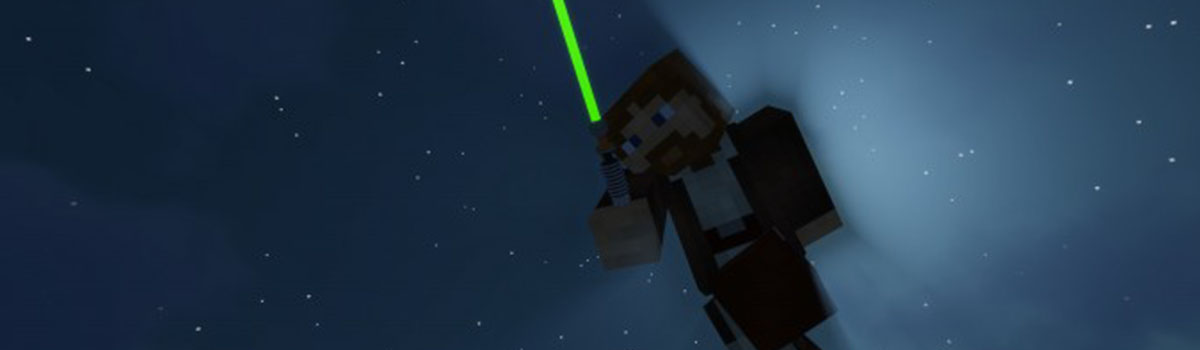 glowing 3d lightsabers resource pack 2 - Glowing 3D Lightsabers 1.17/1.16.5 Resource Pack 1.15.2/1.14.4/1.13.2